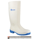 Amblers Safety Unisex FS98 Steel Toe Food Safety Wellington White