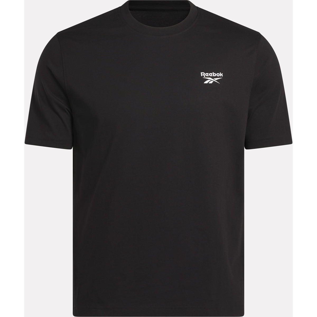 Reebok Mens CODY SMALL LOGO CREW NECK SS TEE BLACK