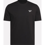 Reebok Mens CODY SMALL LOGO CREW NECK SS TEE BLACK