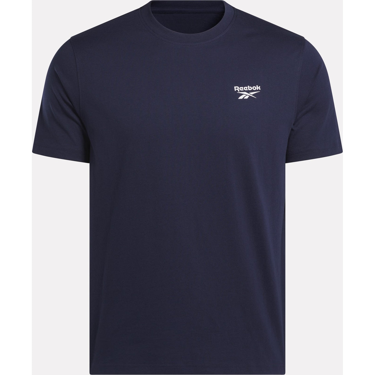 Reebok Mens CODY SMALL LOGO CREW NECK SS TEE VECTOR NAVY