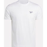 Reebok Mens CODY SMALL LOGO CREW NECK SS TEE WHITE