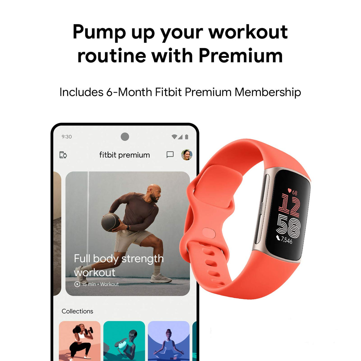Fitbit Charge Premium Fitness Tracker - Main Image