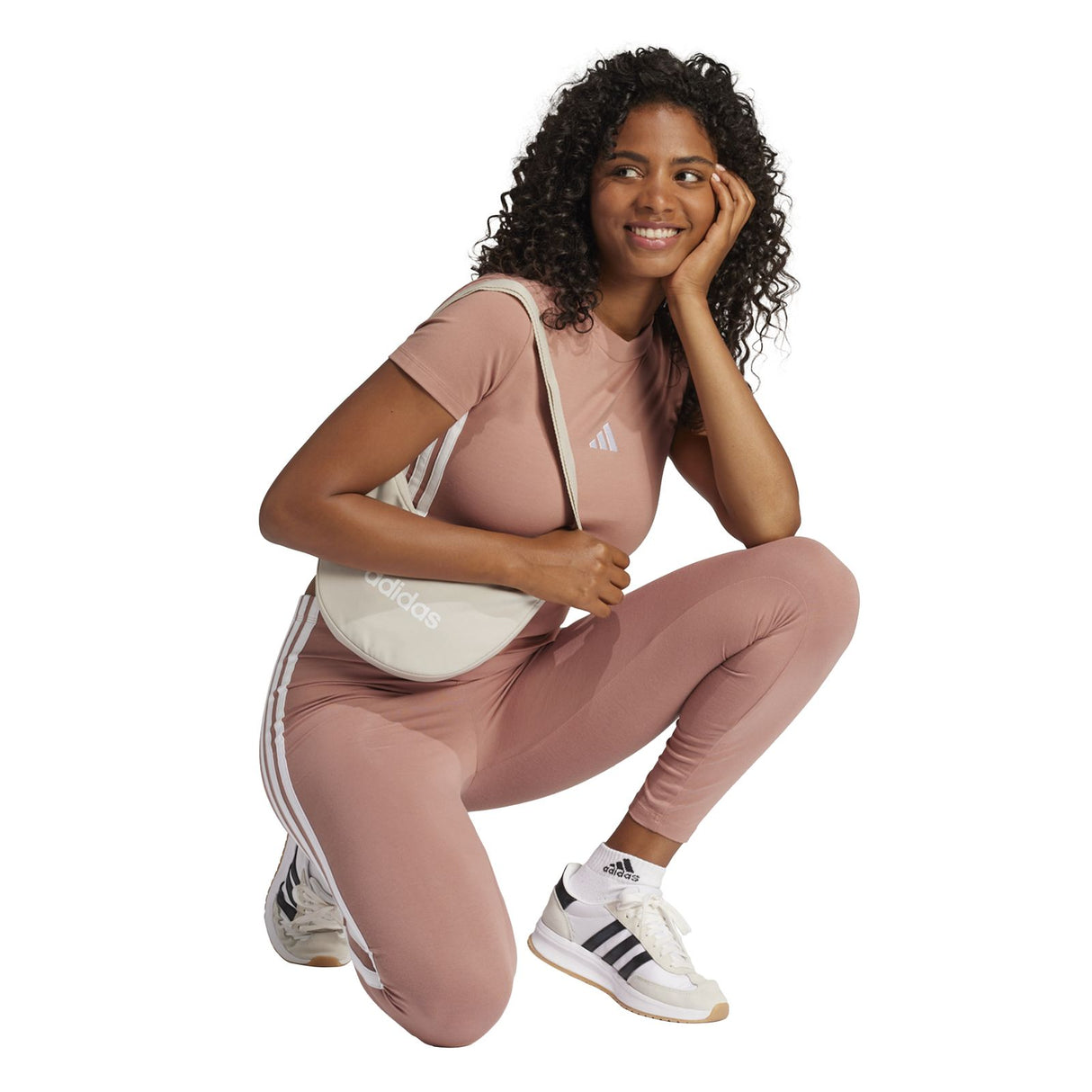 adidas Essentials 3-Stripes Cotton Leggings