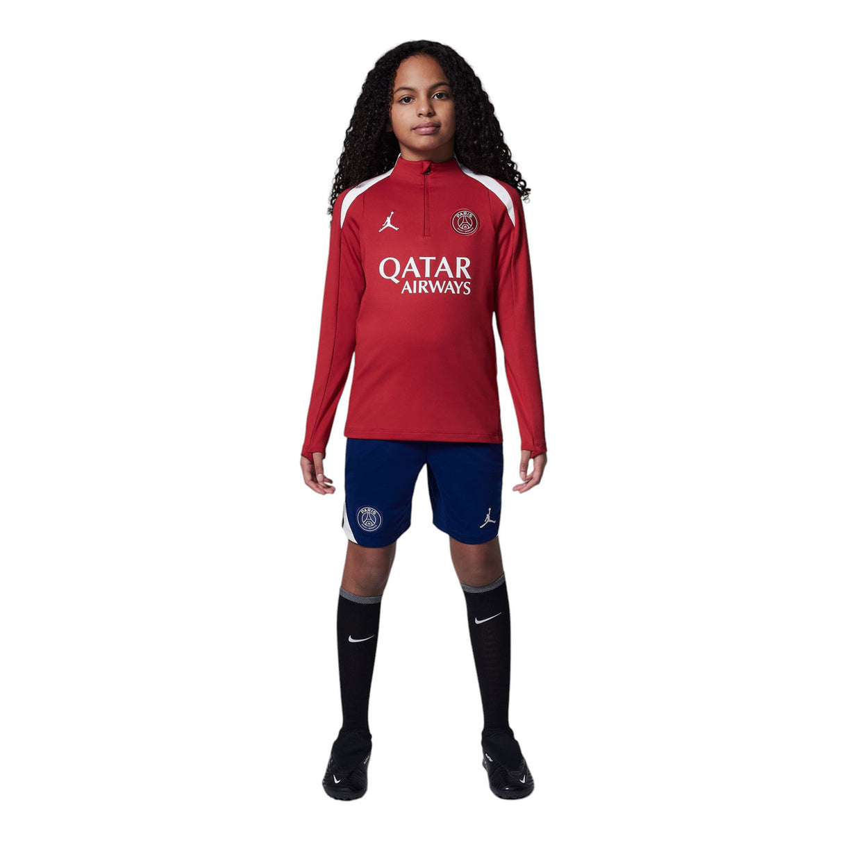 Nike Jordan Paris Saint-Germain 2024 4th Dri-FIT Soccer Knit Drill Kids Top
