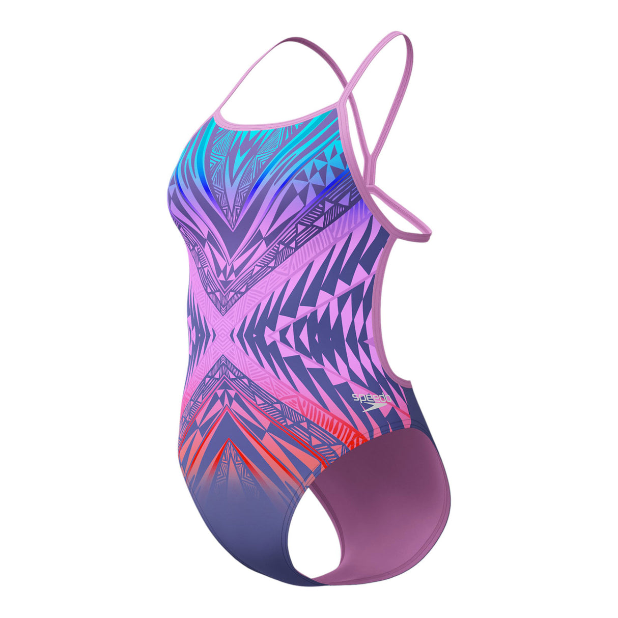 Speedo Placement Digital Vback Womens Swimsuit