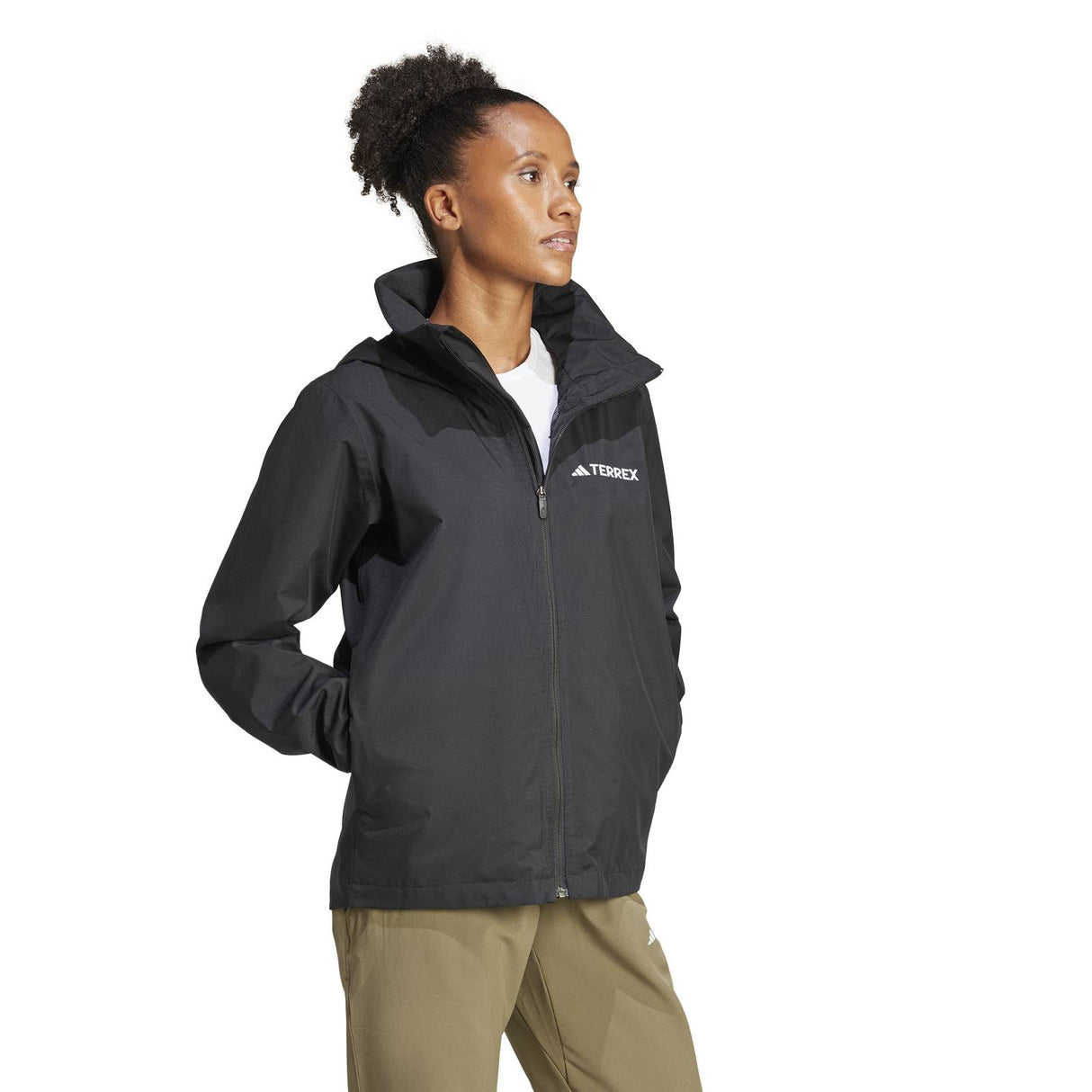adidas Multi Essentials 2L Womens Full-Zip Rain Jacket
