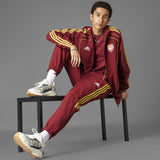 adidas Arsenal Football 3-Stripe Regular-Fit Track Pants Model Sitting View