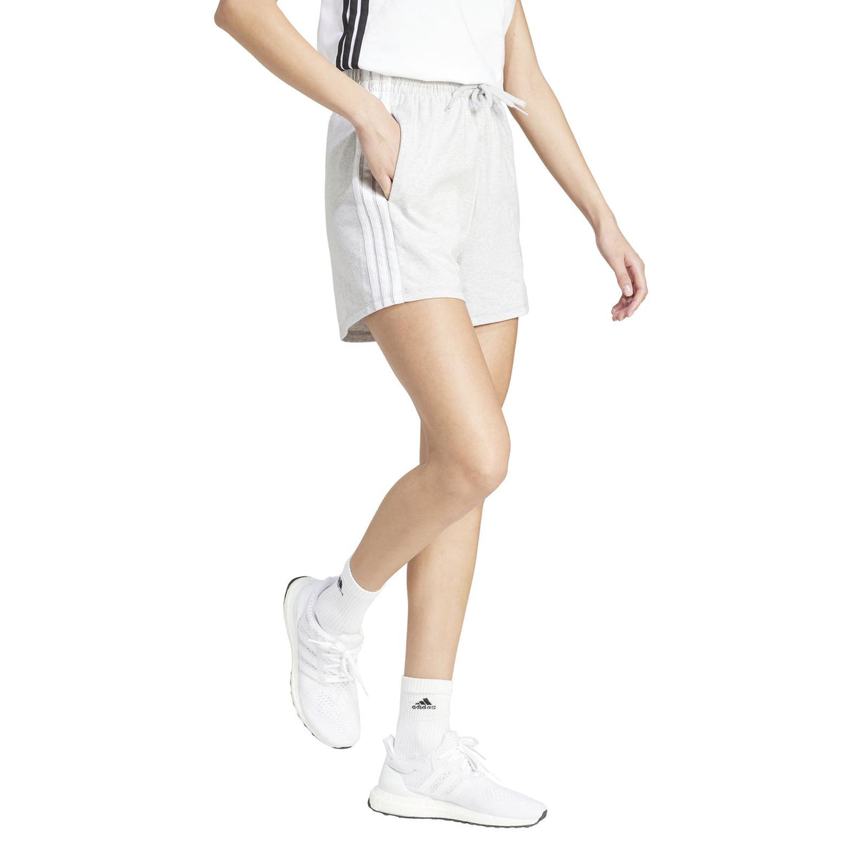 adidas Essentials 3-Stripes Cotton Shorts