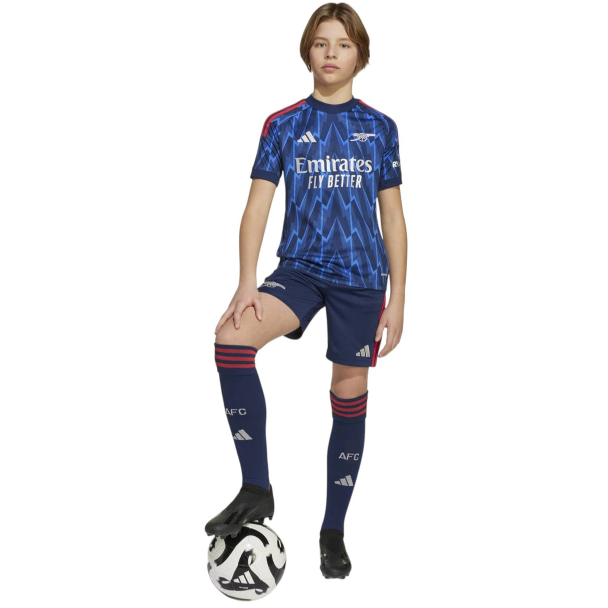 adidas Arsenal Football 2025/26 Kids SS Away Jersey