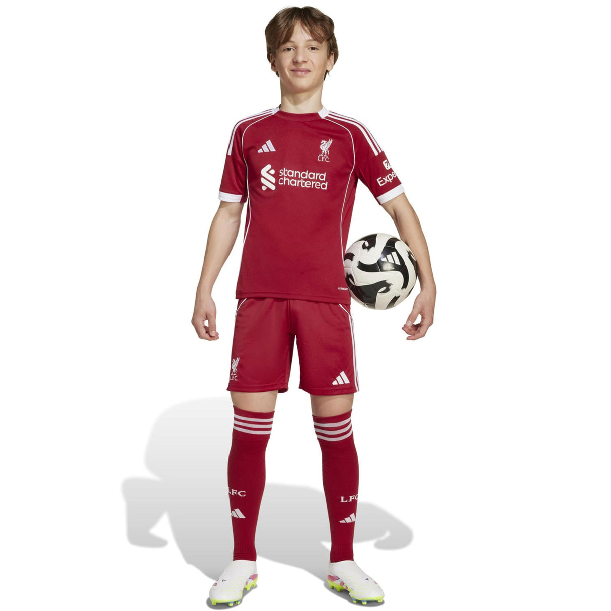 Adidas Liverpool FC 2025/26 Kids Home Jersey - Main Image
