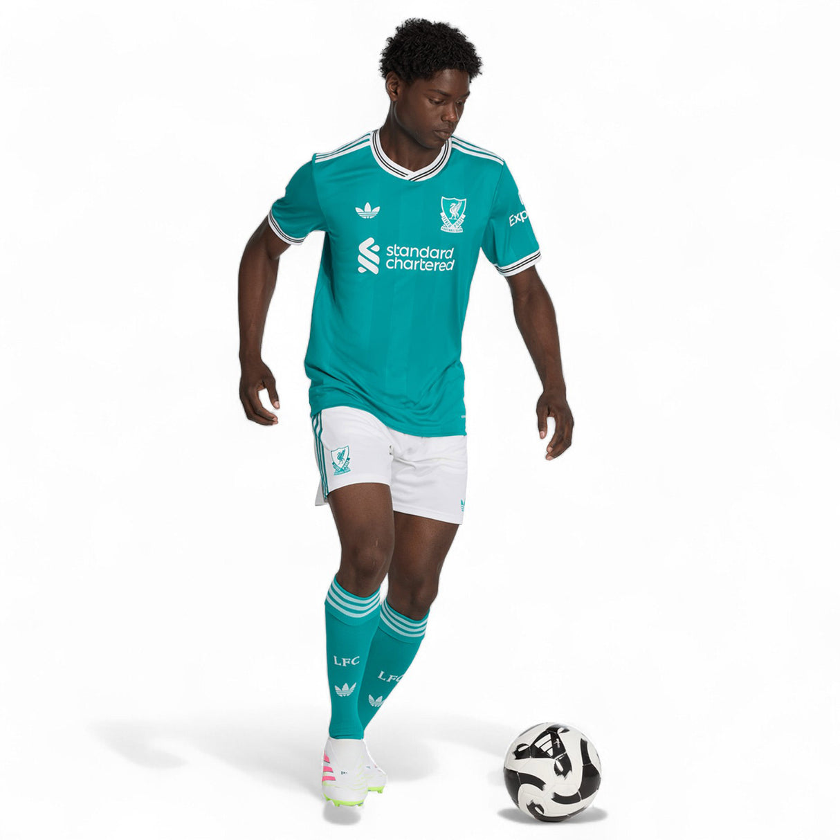 adidas LFC 25 Third Short White