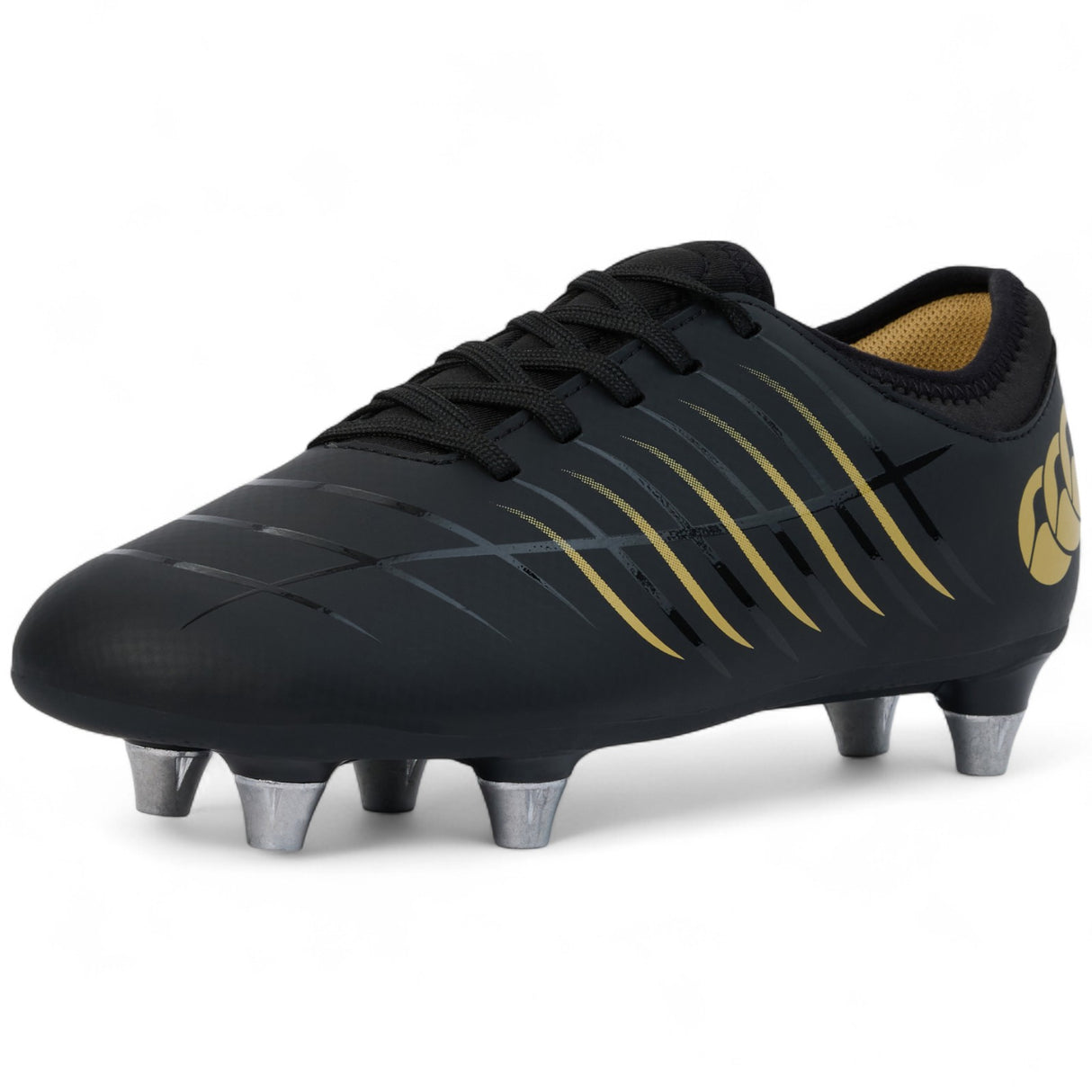 Canterbury Phoenix 2.0 Kids Soft Ground Rugby Boots Outer Full View Forward Facing