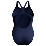 Speedo Womens Digit Print Medalist Swimsuit