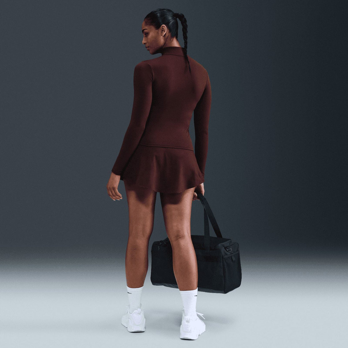 Nike Wmns ONE DF FZ FIT JKT Maroon