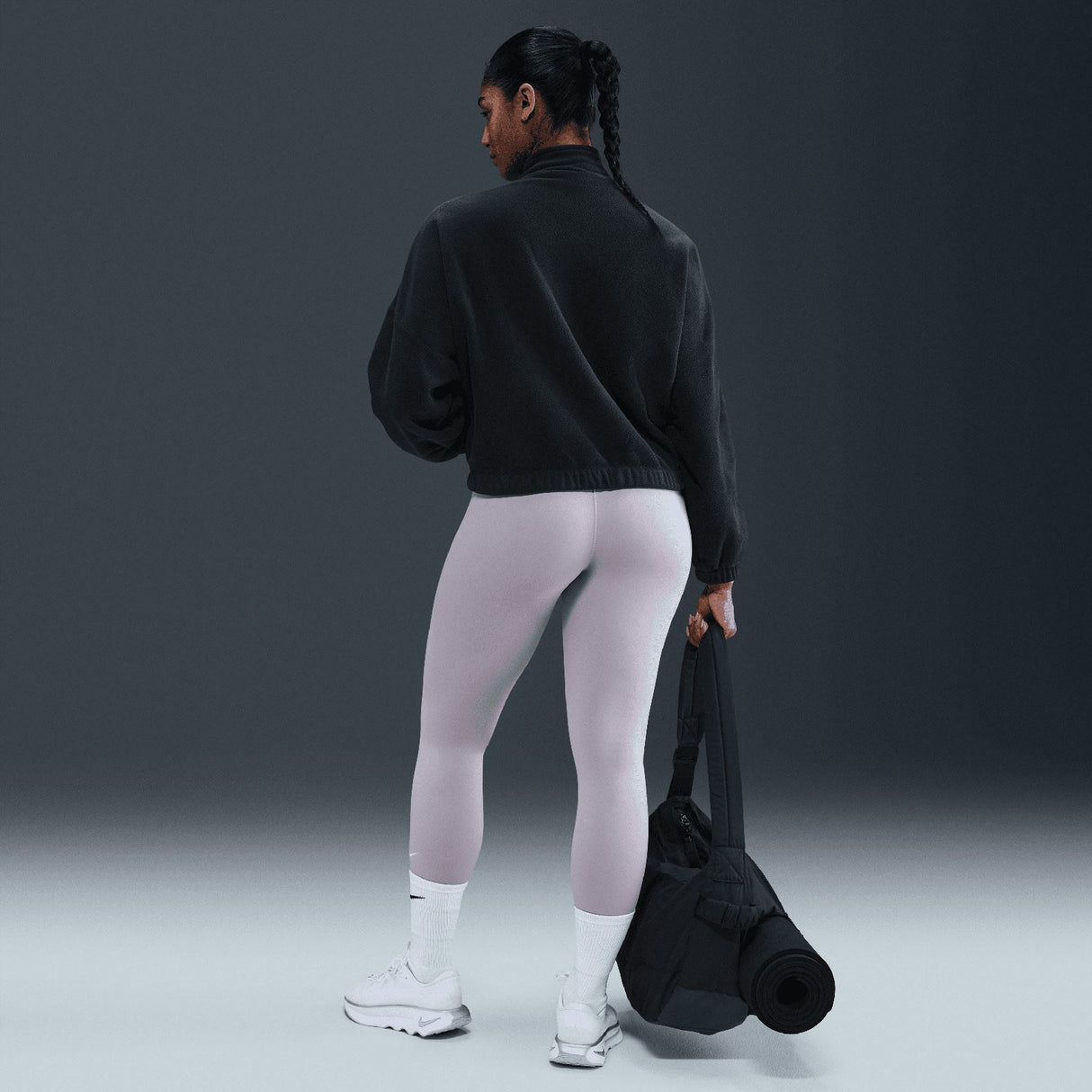 Nike Wmns ONE TF HZ TOP POLAR SP WT Blk