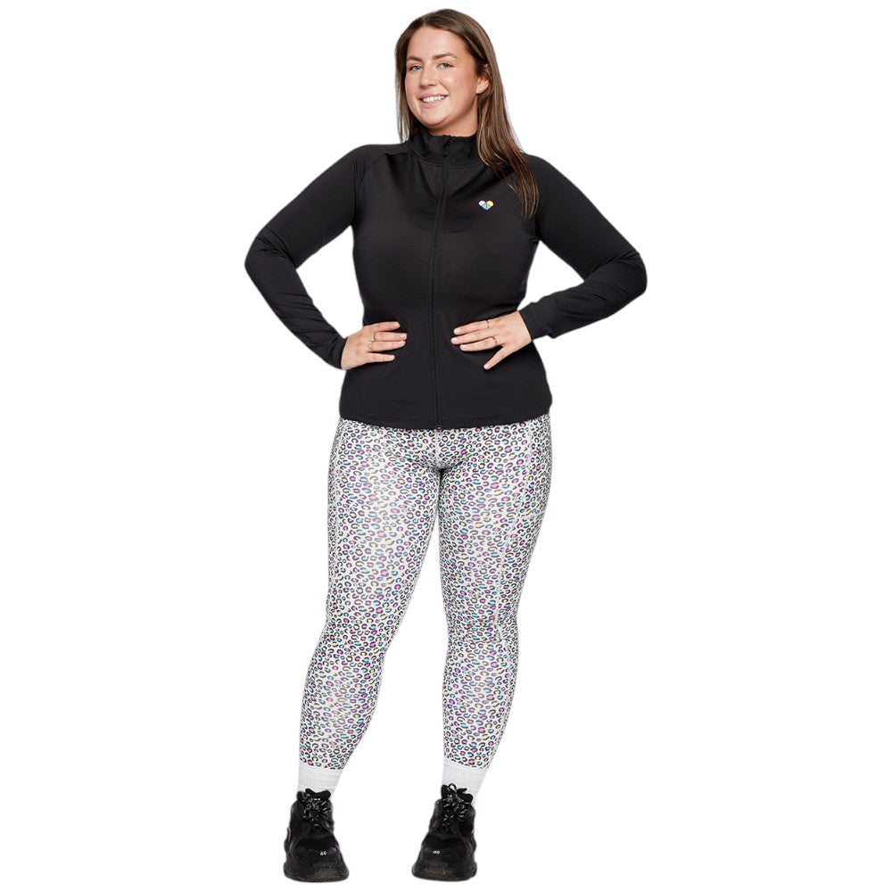 Peachylean Structured Full-Zip Womens Slim-Fit Workout Top