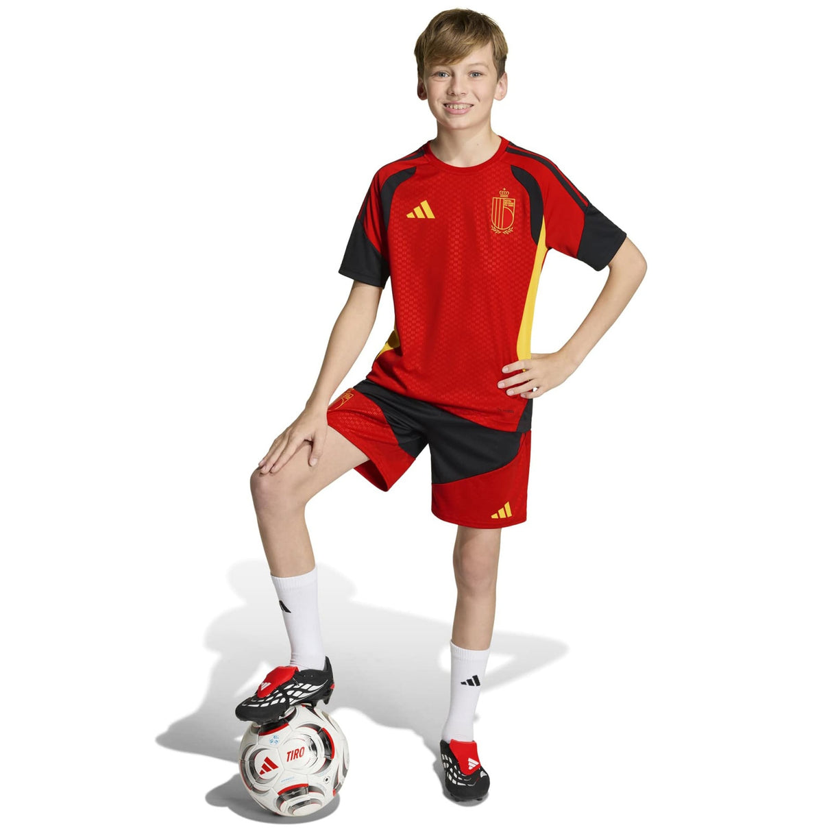 adidas Belgium WC26 Kid Train Jersey Red