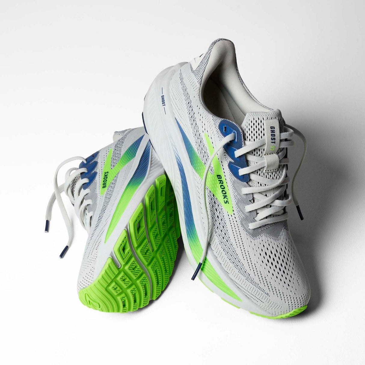 Brooks Mens Ghost 17 Grey