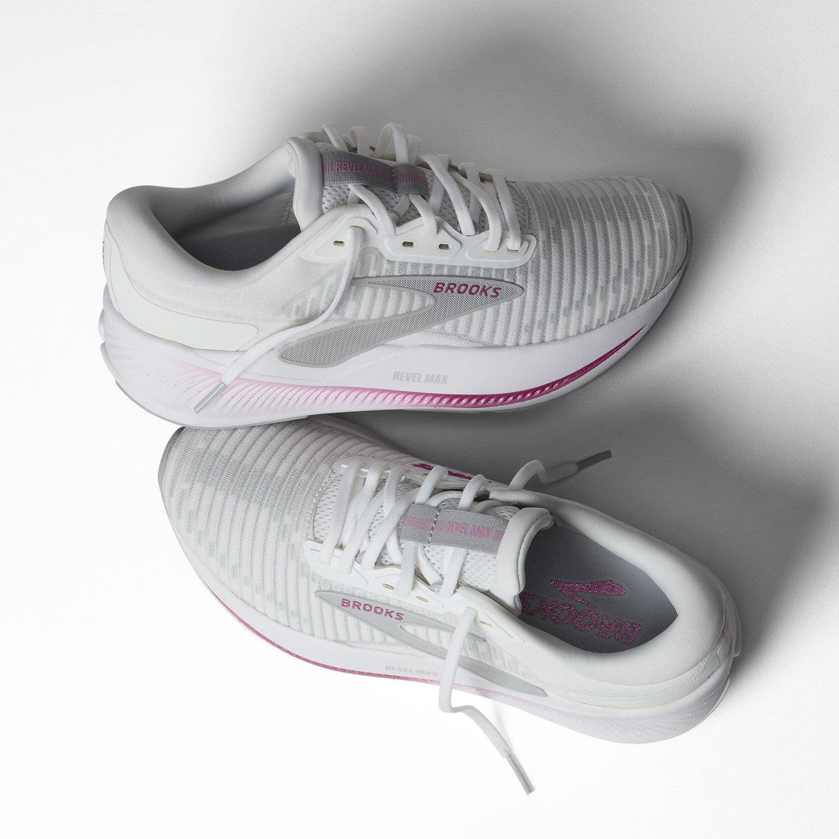 Brooks Womens Revel Max White