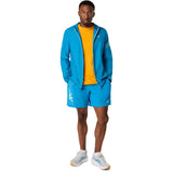 ASICS MENS ICON JACKET BLUE