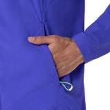 ASICS MENS ROAD PACKABLE JACKET PURPLE