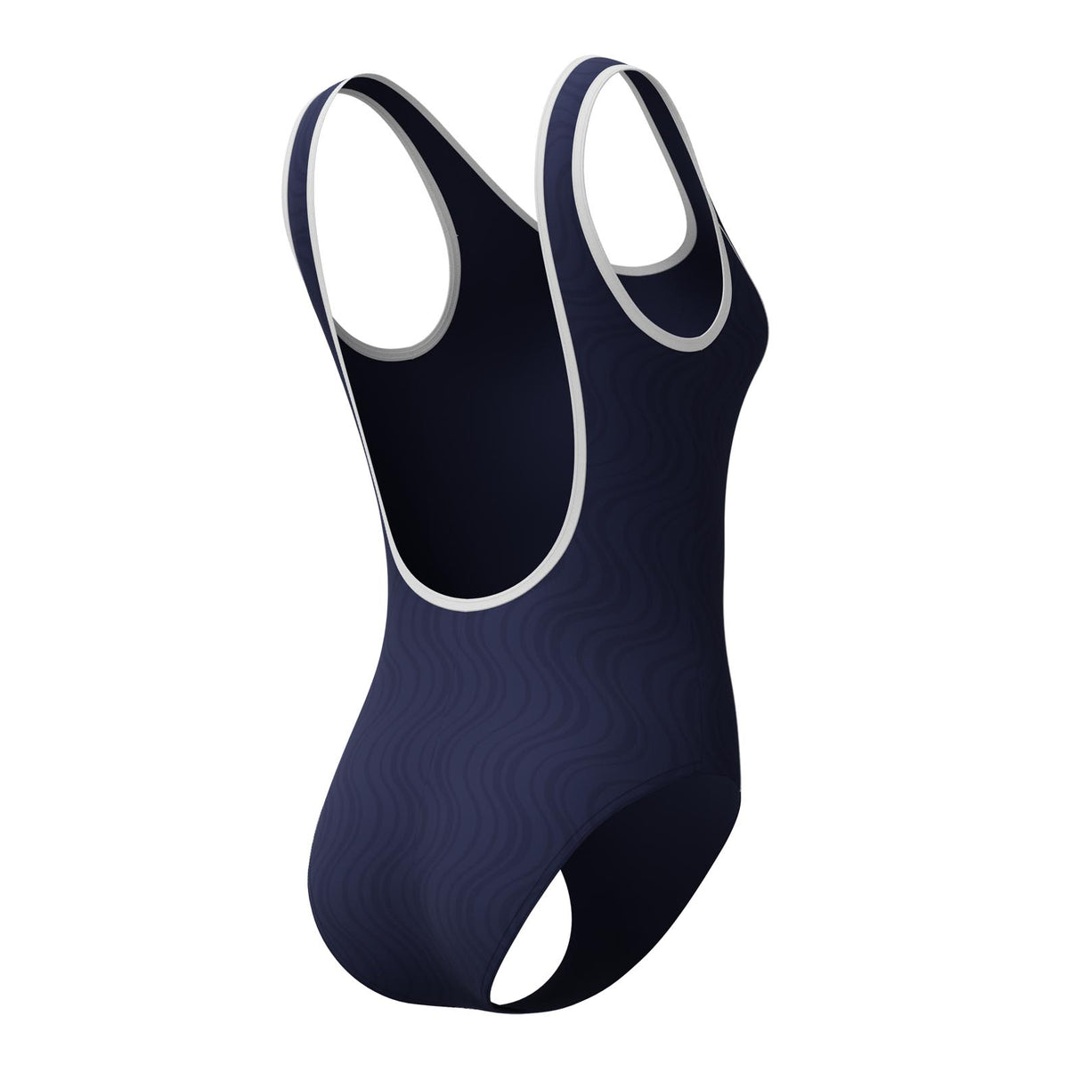 SPEEDO TEXTURE BOUND SCOOP ONE PIECE NVY