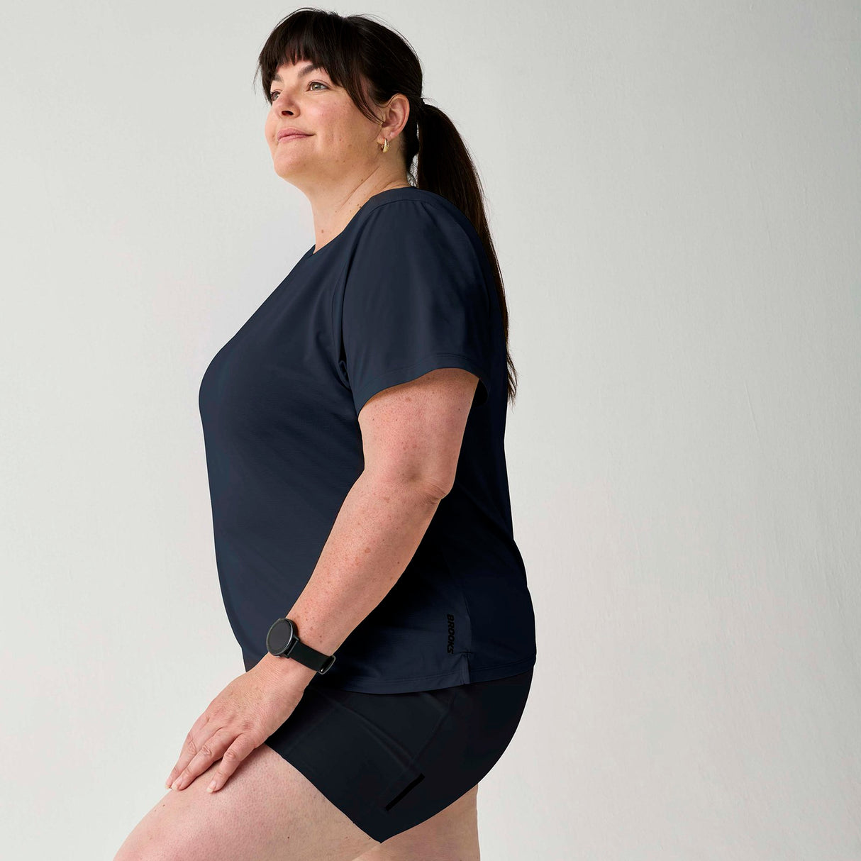 Brooks Wmns Chaser 7 Short Tight Black