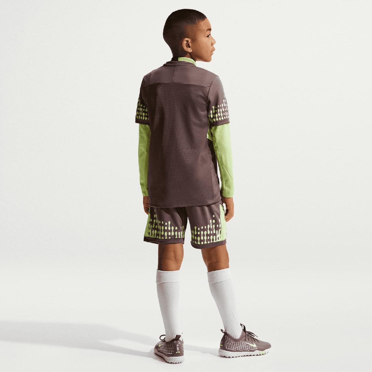 Nike KM Kids DF ACD25 SHORT SS PD Brown