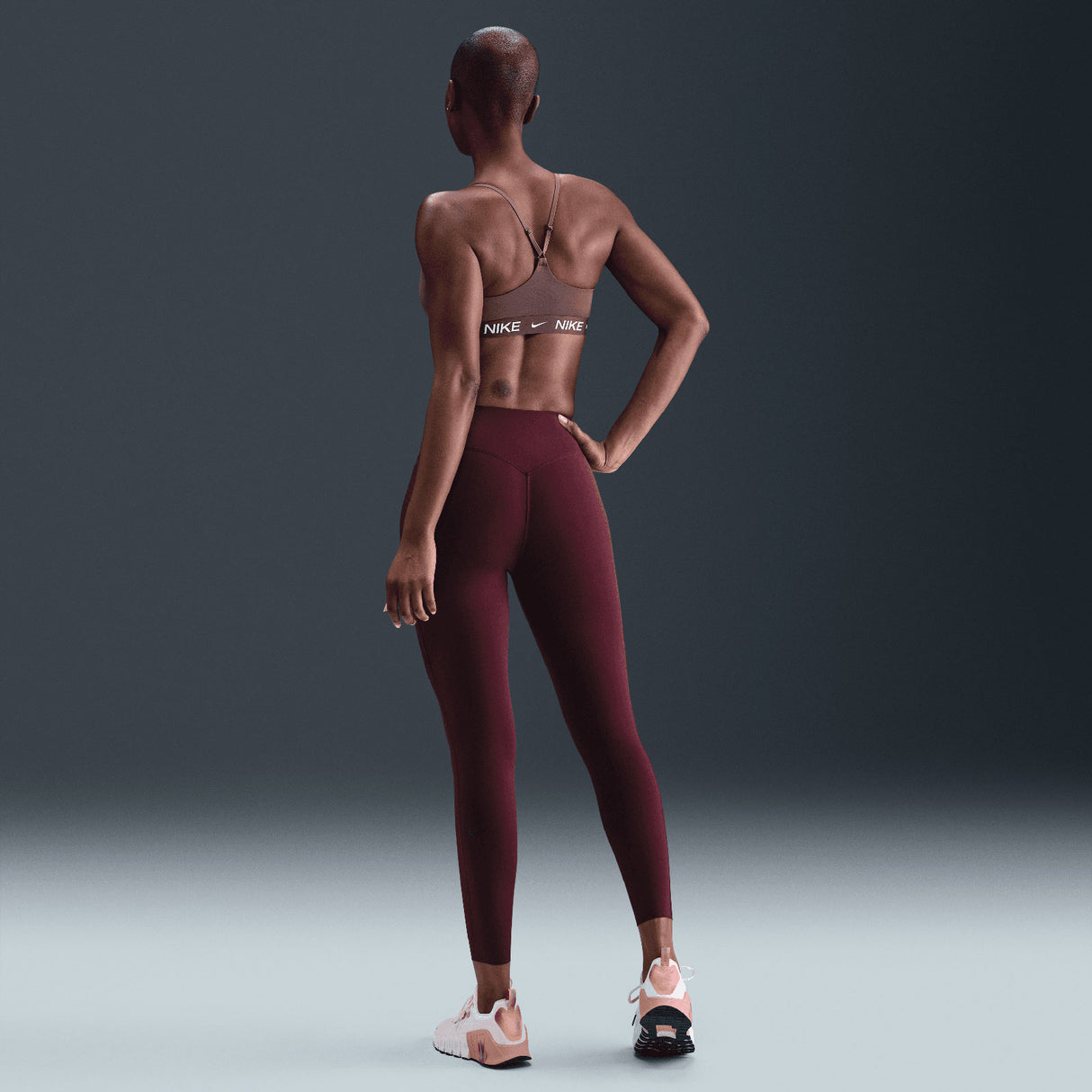 Nike W NK DF INDY LGT SPT BRA Maroon