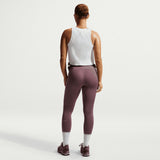 Nike W NK DF SWIFT HR 7/8 TIGHT Maroon
