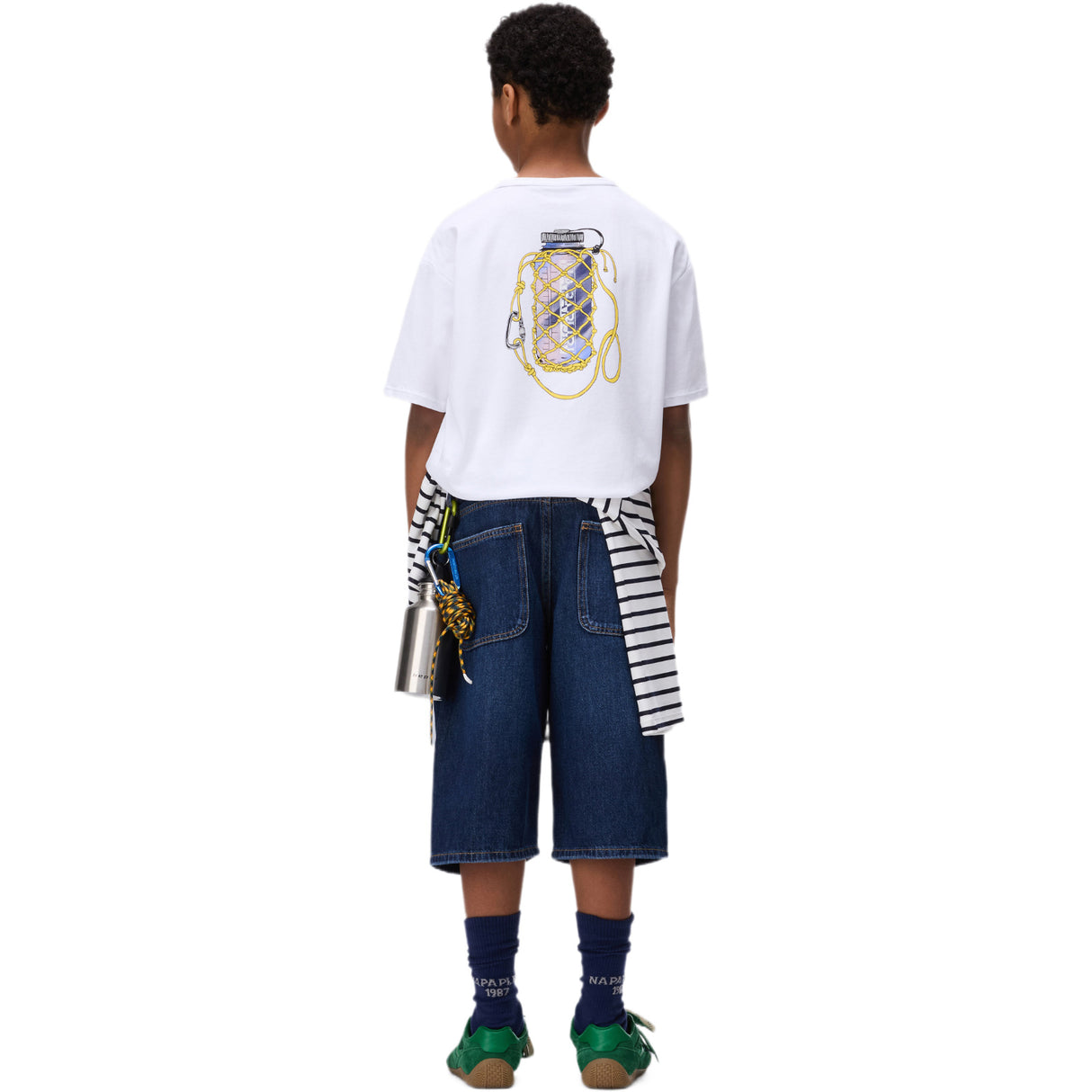 Napapijri Kids S-OESTE Graphic Tee White