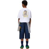 Napapijri Kids S-OESTE Graphic Tee White