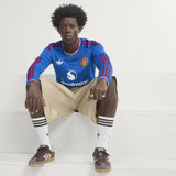 adidas OG MUFC 26 Au Away LS Jersey Blue