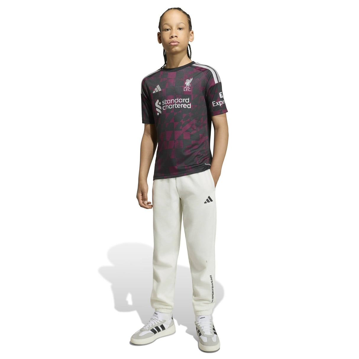 adidas LFC 26 Kids Third Jersey Black