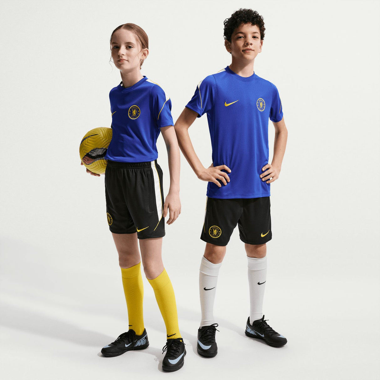 Nike CFC 26 Kids Strike Drill Tee Blue