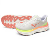 Mizuno Wave Sky 9 Womens Wh Flw Lime