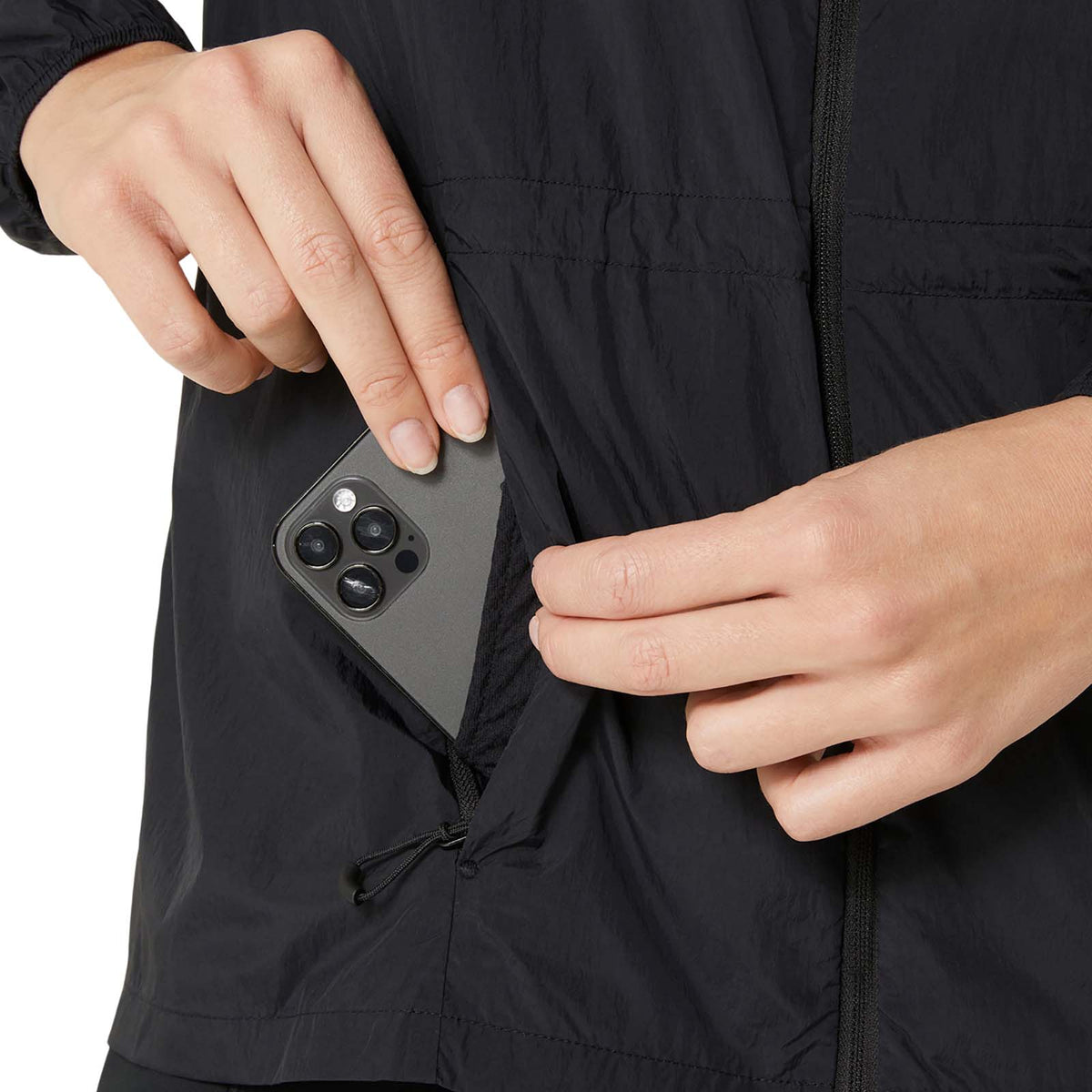 Asics Wmns Road Packable Jacket Black