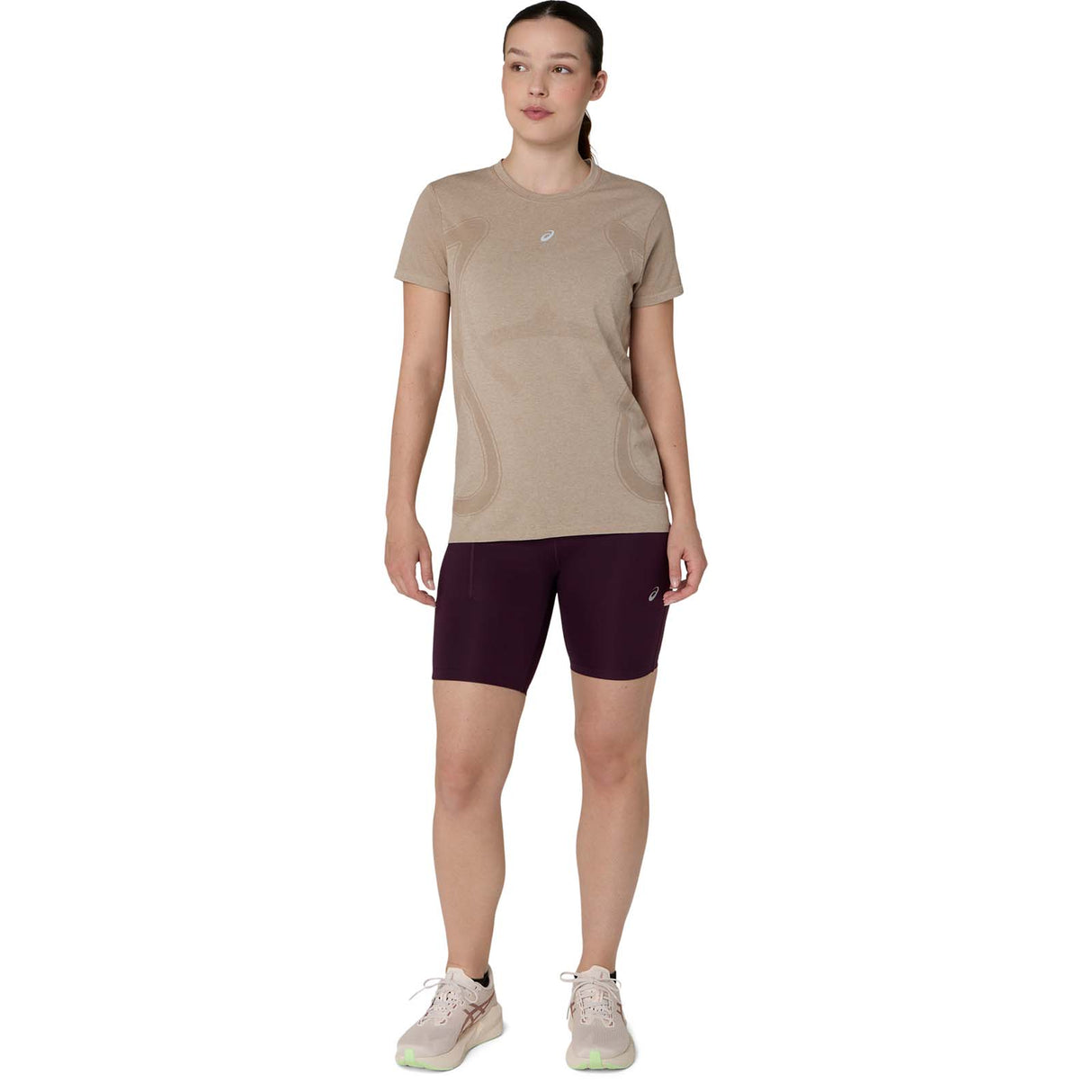 Asics Wmns Road Hiwaist 8in Short Pur