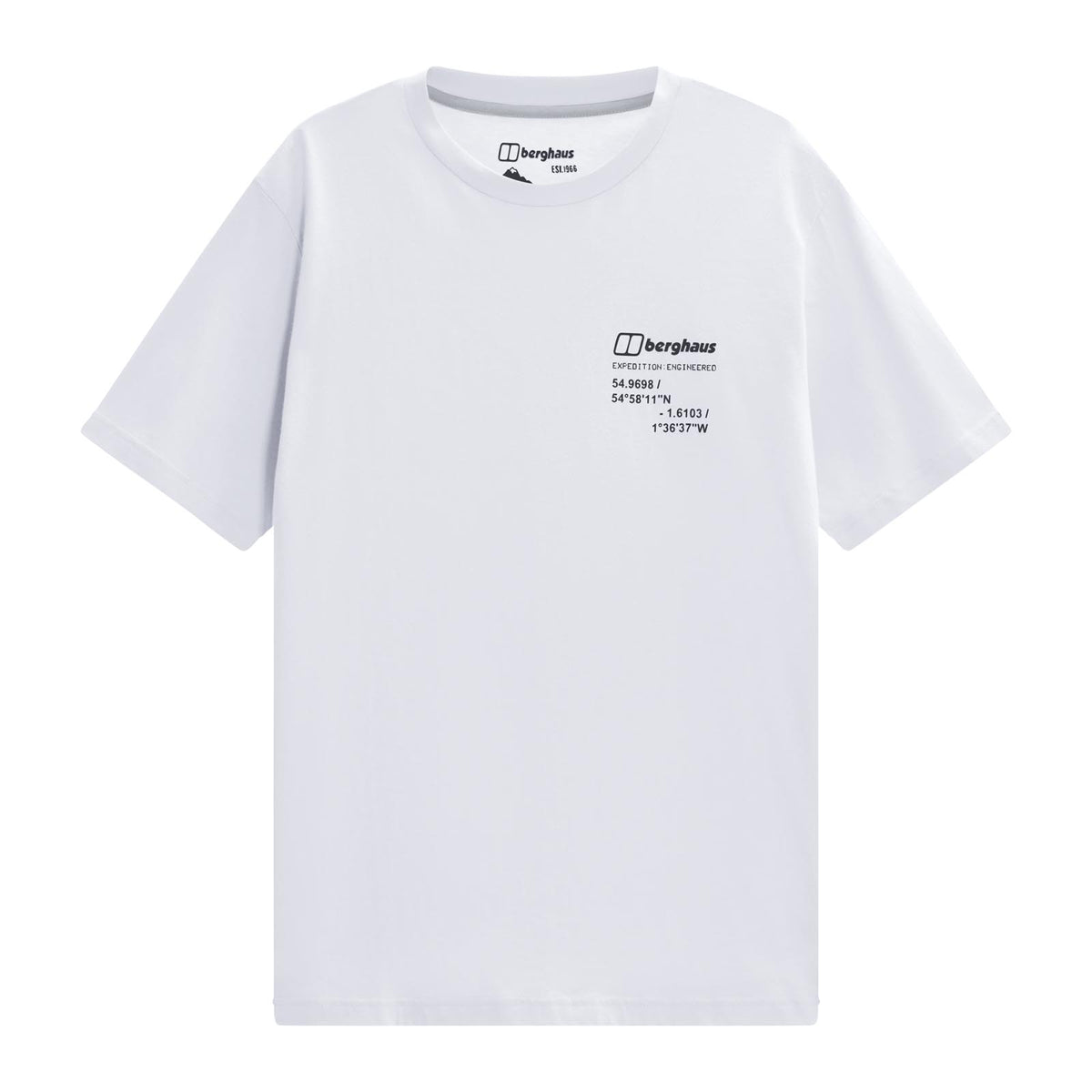 Berghaus Mens Mount 10 Ess Tee AM White