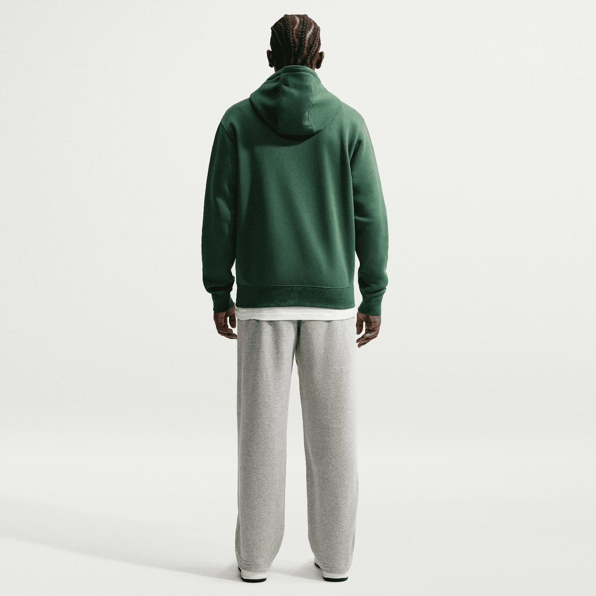 Nike Mens Club BB Hoodie Green