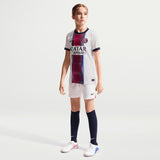 Nike PSG 26 Kids Away Jersey White