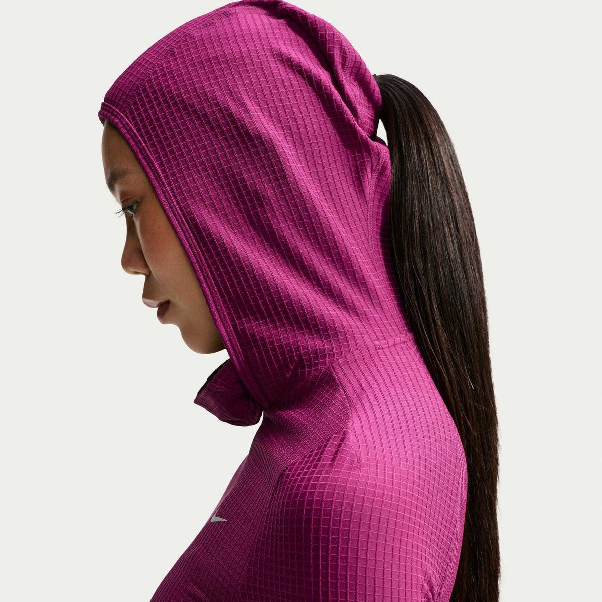 NIKE WMS TF SWIFT HOODED LS TOP Pink