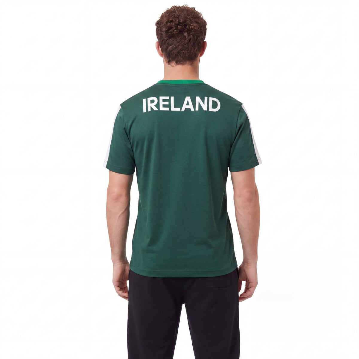 adidas Athletics Ireland Mens 3-Stripes Short-Sleeve T-Shirt