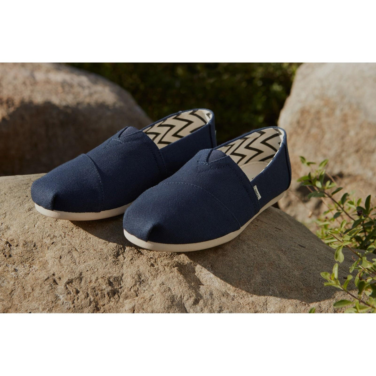 TOMS Mens Alpargata Shoes Navy