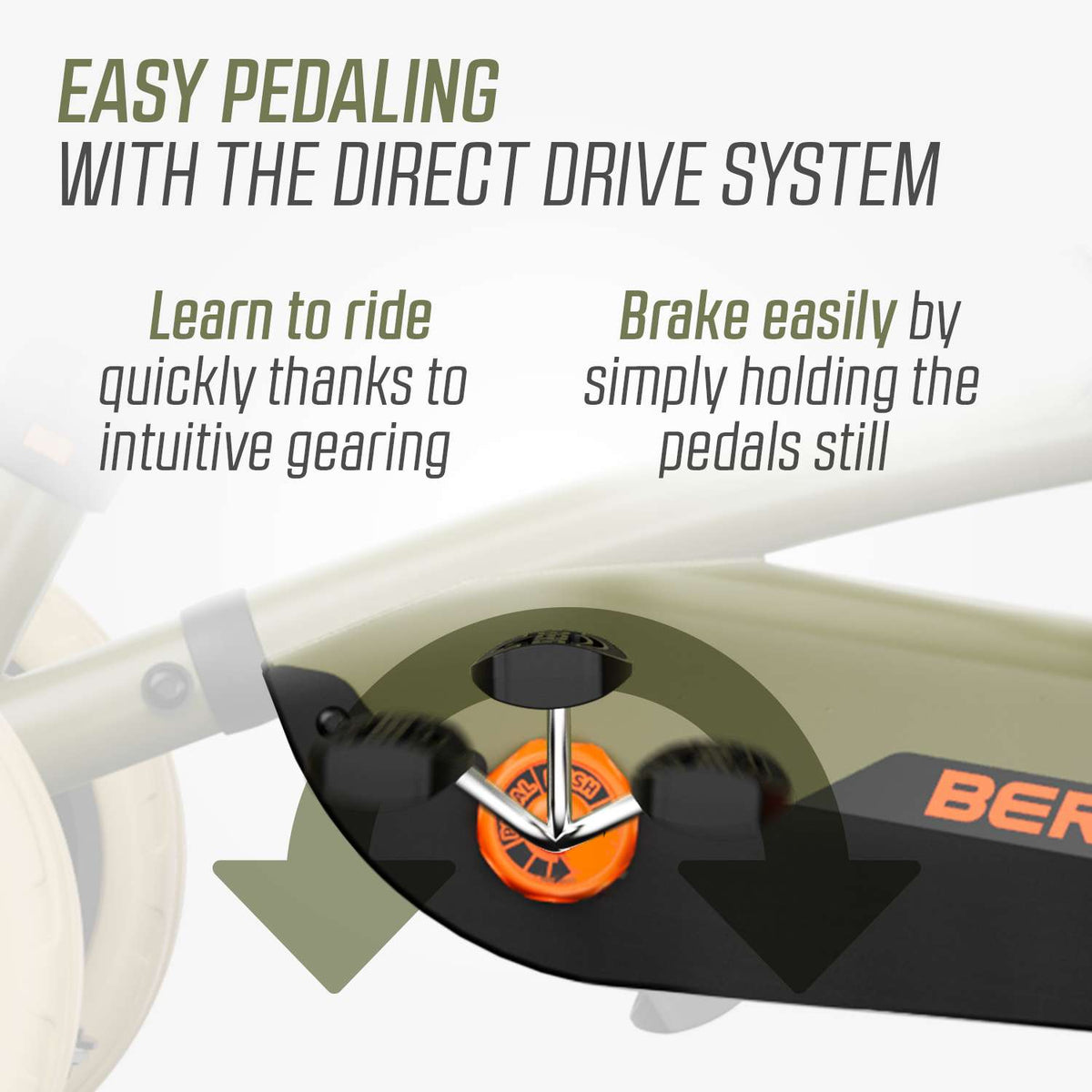BERG Buzzy Retro 2-in-1 Green Go-Kart & Trailer