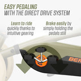 BERG Buzzy Retro 2-in-1 Green Go-Kart & Trailer