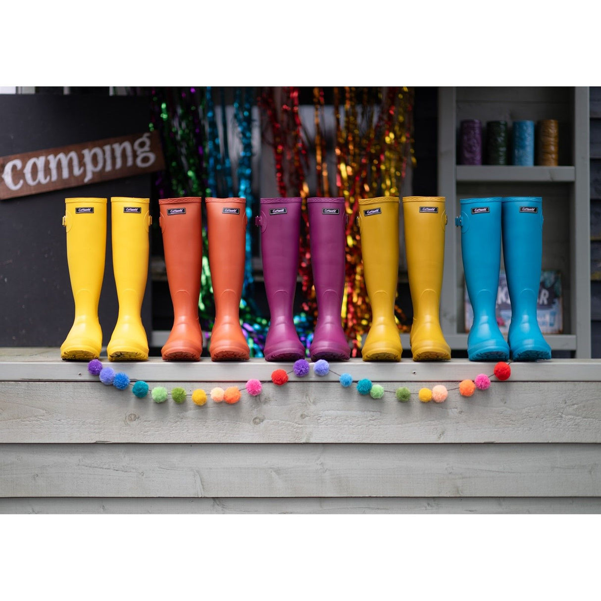 Cotswold Womens Sandringham Wellingtons Pumpkin
