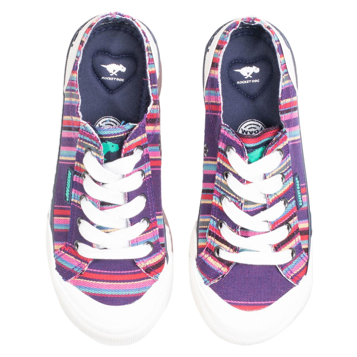 Rocket Dog Womens Jazzin Trainer Purple Multi