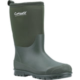 Cotswold Junior Kids Hilly Neoprene Childrens Wellington Boot Green