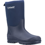 Cotswold Kids Hilly Neoprene Childrens Wellington Boot Navy